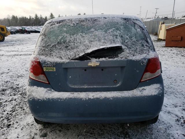 KL1TD65677B716272 - 2007 CHEVROLET AVEO BASE Mavi foto 6