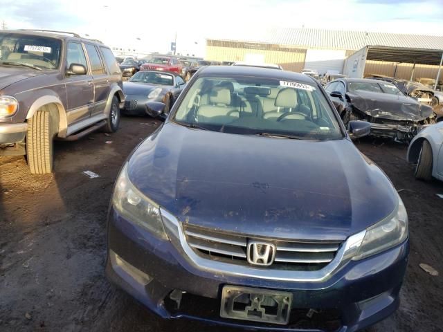 1HGCR2F32FA154598 - 2015 HONDA ACCORD LX BLUE photo 5