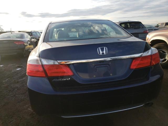 1HGCR2F32FA154598 - 2015 HONDA ACCORD LX BLUE photo 6