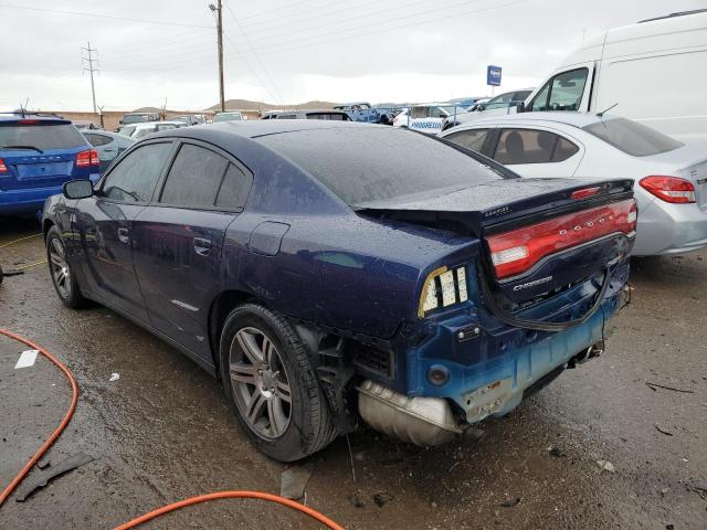 2C3CDXBGXEH324763 - 2014 DODGE CHARGER SE BLUE photo 2