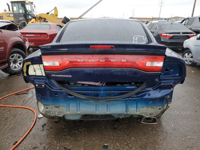 2C3CDXBGXEH324763 - 2014 DODGE CHARGER SE BLUE photo 6