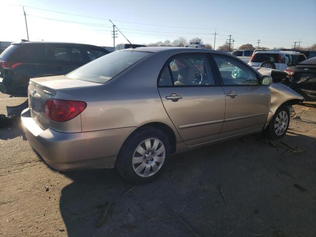 1NXBR32E14Z279459 - 2004 TOYOTA COROLLA CE GOLD photo 3