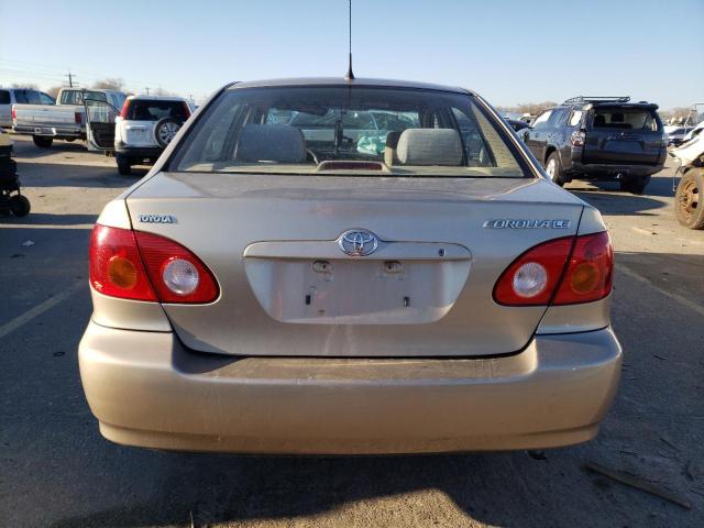 1NXBR32E14Z279459 - 2004 TOYOTA COROLLA CE GOLD photo 6