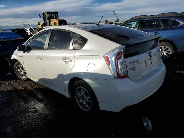 JTDKN3DU5C5415802 - 2012 TOYOTA PRIUS WHITE photo 2