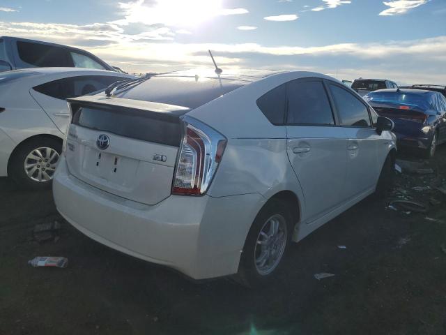 JTDKN3DU5C5415802 - 2012 TOYOTA PRIUS WHITE photo 3