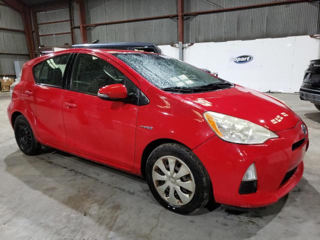 JTDKDTB3XC1016923 - 2012 TOYOTA PRIUS C RED photo 4