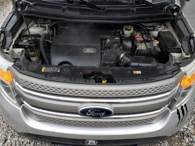 1FM5K7B85EGB94496 - 2014 FORD EXPLORER SILVER photo 12