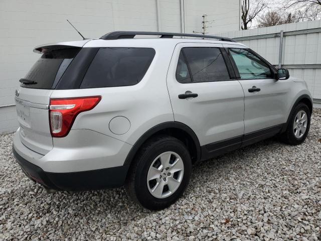 1FM5K7B85EGB94496 - 2014 FORD EXPLORER SILVER photo 3