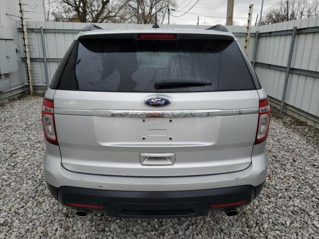 1FM5K7B85EGB94496 - 2014 FORD EXPLORER SILVER photo 6