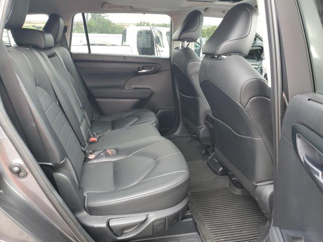 5TDGZRAH6MS042897 - 2021 TOYOTA HIGHLANDER XLE GRAY photo 10