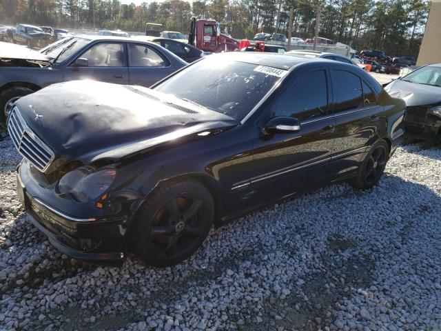 WDBRF52H26A917612 - 2006 MERCEDES-BENZ C 230 BLACK photo 1