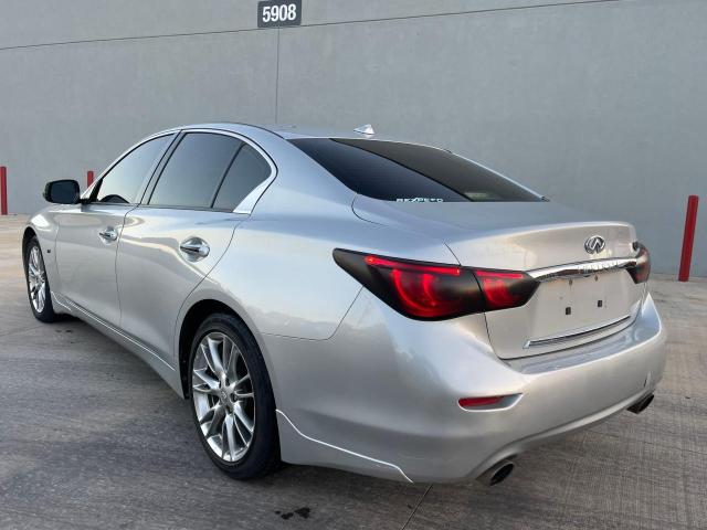 JN1BV7AR2EM687968 - 2014 INFINITI Q50 BASE SILVER photo 3