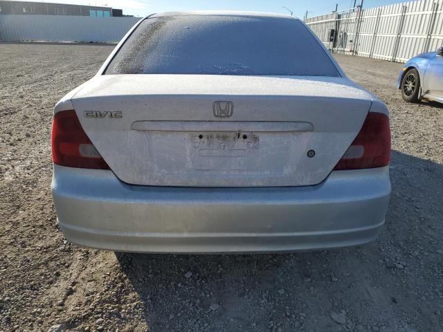 1HGEM21573L803019 - 2003 HONDA CIVIC LX SILVER photo 6