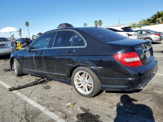 WDDGF4HB2DR269733 - 2013 MERCEDES-BENZ C 250 BLACK photo 2