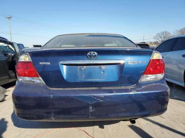 4T1BE32K15U397157 - 2005 TOYOTA CAMRY LE BLUE photo 6