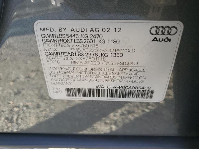 WA1CFAFP6CA085408 - 2012 AUDI Q5 PREMIUM SILVER photo 14