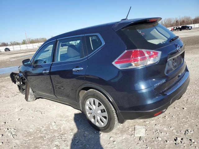 KNMAT2MV5FP582948 - 2015 NISSAN ROGUE S BLUE photo 2