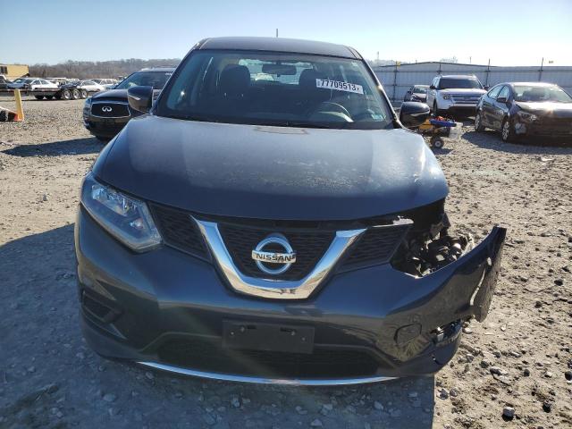 KNMAT2MV5FP582948 - 2015 NISSAN ROGUE S BLUE photo 5