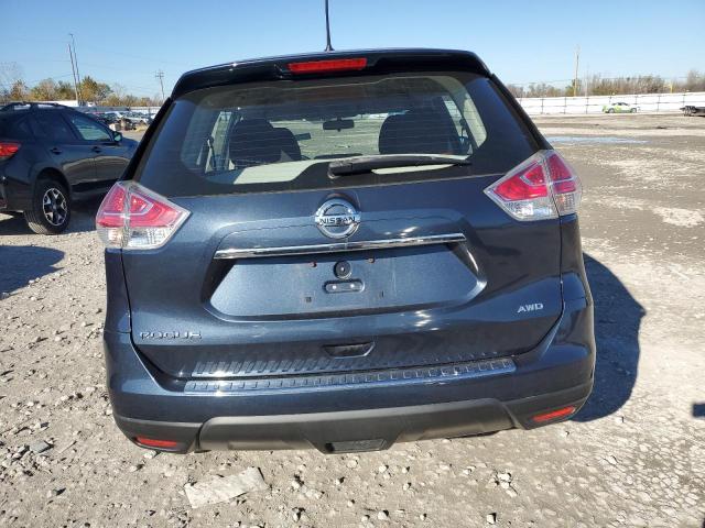 KNMAT2MV5FP582948 - 2015 NISSAN ROGUE S BLUE photo 6