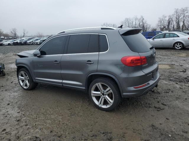 WVGBV7AX9GW009605 - 2016 VOLKSWAGEN TIGUAN S GRAY photo 2