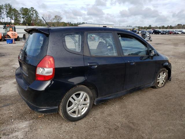 JHMGD38617S029470 - 2007 HONDA FIT S 黑色 照片 3