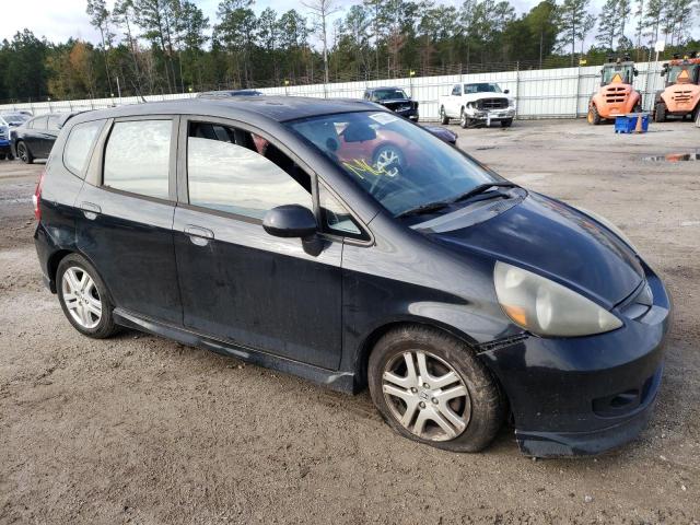 JHMGD38617S029470 - 2007 HONDA FIT S 黑色 照片 4