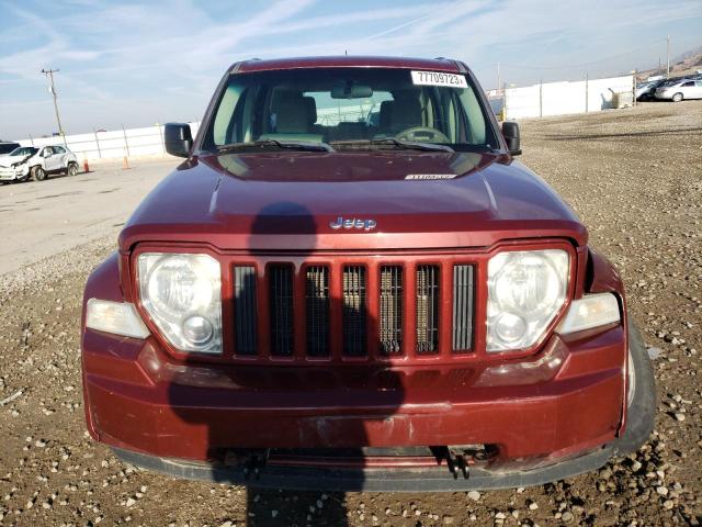 1J8GN28K28W105285 - 2008 JEEP LIBERTY SPORT MAROON photo 5