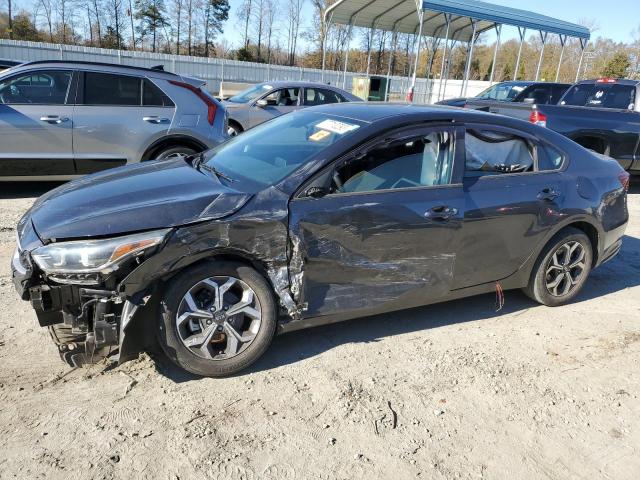 3KPF24AD3KE026955 - 2019 KIA FORTE FE GRAY photo 1