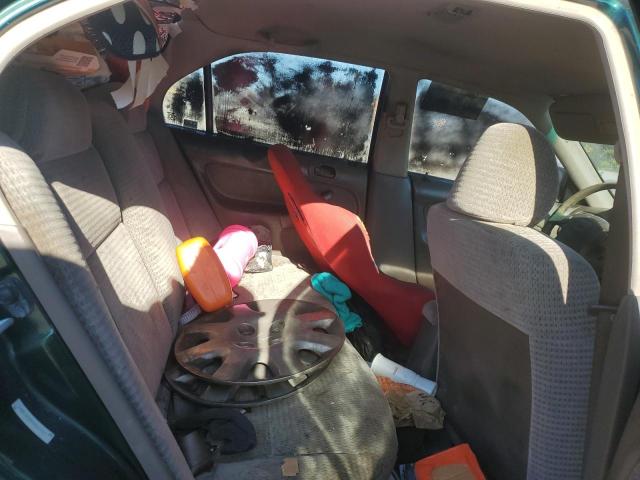 2HGEJ6615YH542810 - 2000 HONDA CIVIC BASE GREEN photo 10