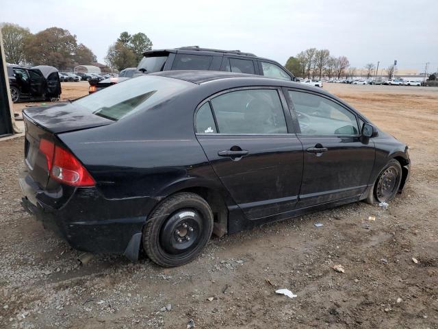 2HGFA16527H310948 - 2007 HONDA CIVIC LX BLACK photo 3