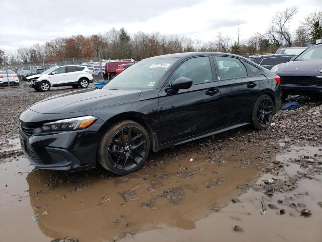 2HGFE2F57NH568616 - 2022 HONDA CIVIC SPORT BLACK photo 1