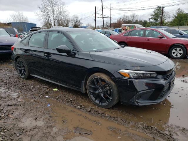 2HGFE2F57NH568616 - 2022 HONDA CIVIC SPORT BLACK photo 4