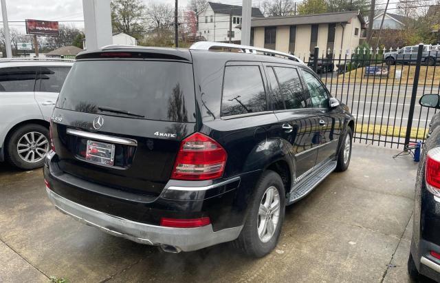 4JGBF71E57A102811 - 2007 MERCEDES-BENZ GL 450 4MATIC BLACK photo 4