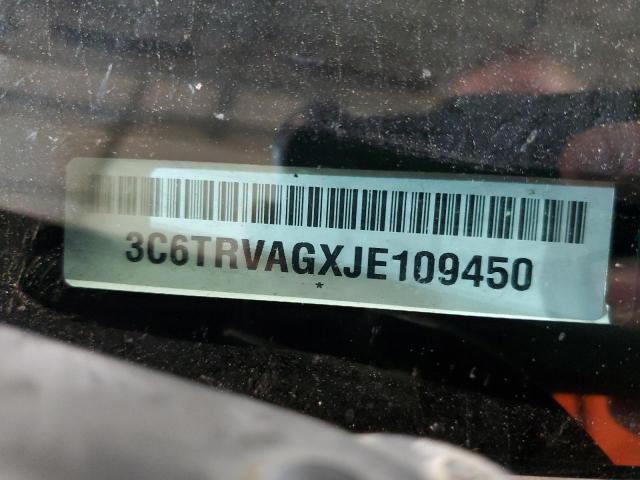 3C6TRVAGXJE109450 - 2018 RAM PROMASTER 1500 STANDARD WHITE photo 12