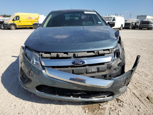 3FAHP0HA0CR366384 - 2012 FORD FUSION SE BLUE photo 5