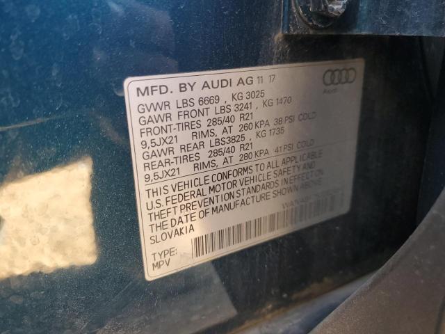 WA1VABF75JD024513 - 2018 AUDI Q7 PRESTIGE ლურჯი ფოტო 13