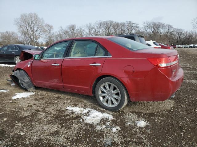 3LNHL2GC1CR828211 - 2012 LINCOLN MKZ RED photo 2