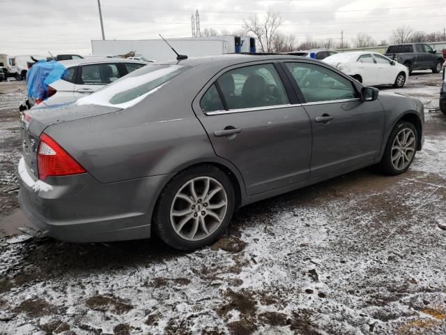 3FAHP0CG1AR323682 - 2010 FORD FUSION SEL GRAY photo 3