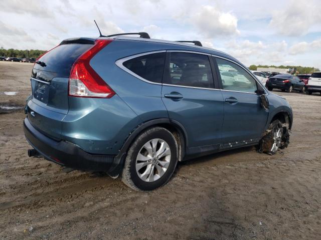 5J6RM3H78DL042123 - 2013 HONDA CR-V EXL BLUE photo 3