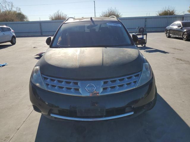 JN8AZ08W57W603721 - 2007 NISSAN MURANO SL BLACK photo 5