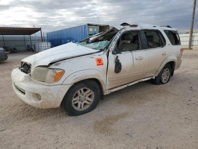 5TDZT38A95S244084 - 2005 TOYOTA SEQUOIA LIMITED WHITE photo 1