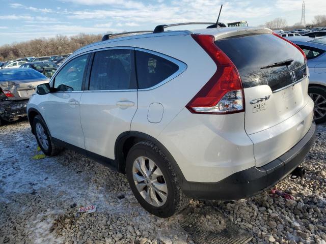 5J6RM4H71EL004210 - 2014 HONDA CR-V EXL WHITE photo 2