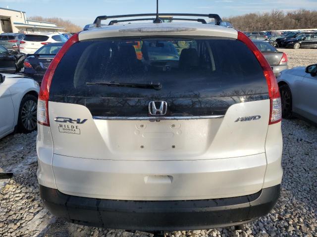 5J6RM4H71EL004210 - 2014 HONDA CR-V EXL WHITE photo 6