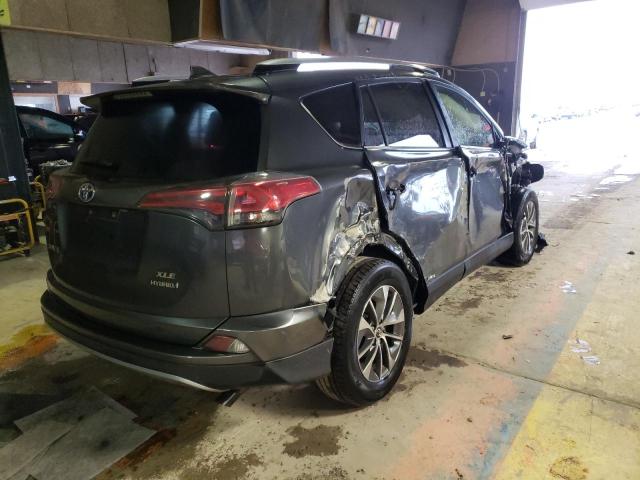 JTMRJREV3HD118058 - 2017 TOYOTA RAV4 HV LE GRAY photo 3