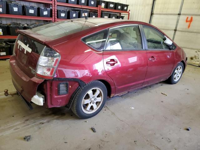 JTDKB20U940099313 - 2004 TOYOTA PRIUS RED photo 3