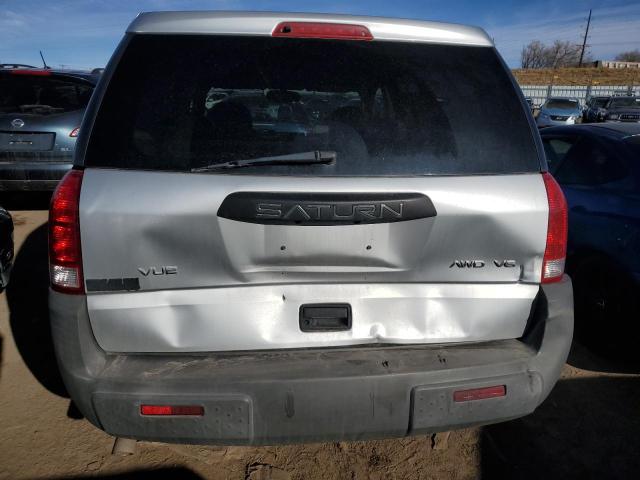 5GZCZ63404S853110 - 2004 SATURN VUE SILVER photo 6