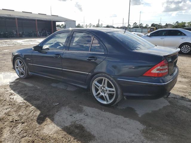 WDBRF76J45F654825 - 2005 MERCEDES-BENZ C 55 AMG BLUE photo 2