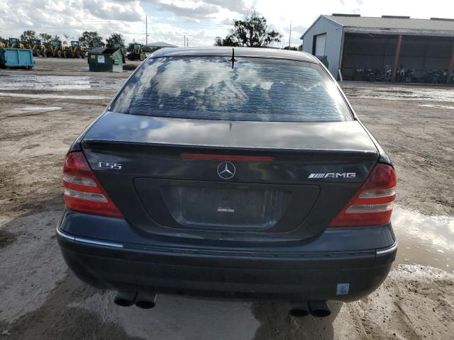 WDBRF76J45F654825 - 2005 MERCEDES-BENZ C 55 AMG BLUE photo 6