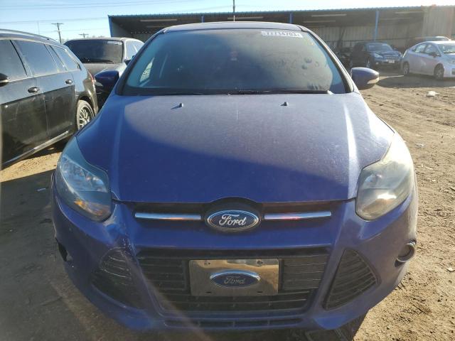 1FAHP3N24CL467294 - 2012 FORD FOCUS TITANIUM BLUE photo 5