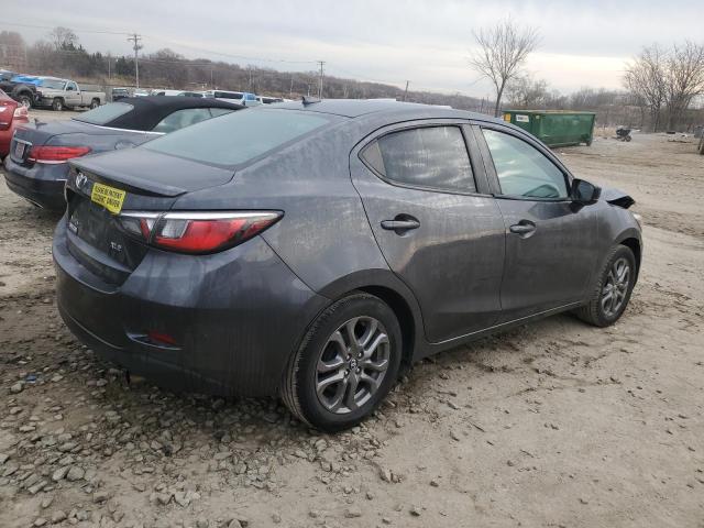 3MYDLBYV9KY503704 - 2019 TOYOTA YARIS L GRAY photo 3